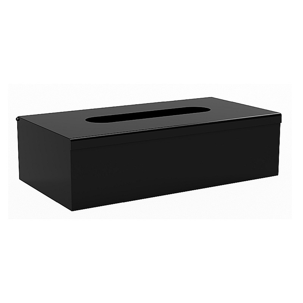 BARK Papiertuchspender Edelstahl Schwarz 250x73x130 mm für Bad & Küche >> freistehend anwendbar